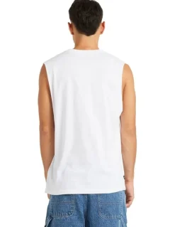Element Canyon Muscle Shirt in Optic White