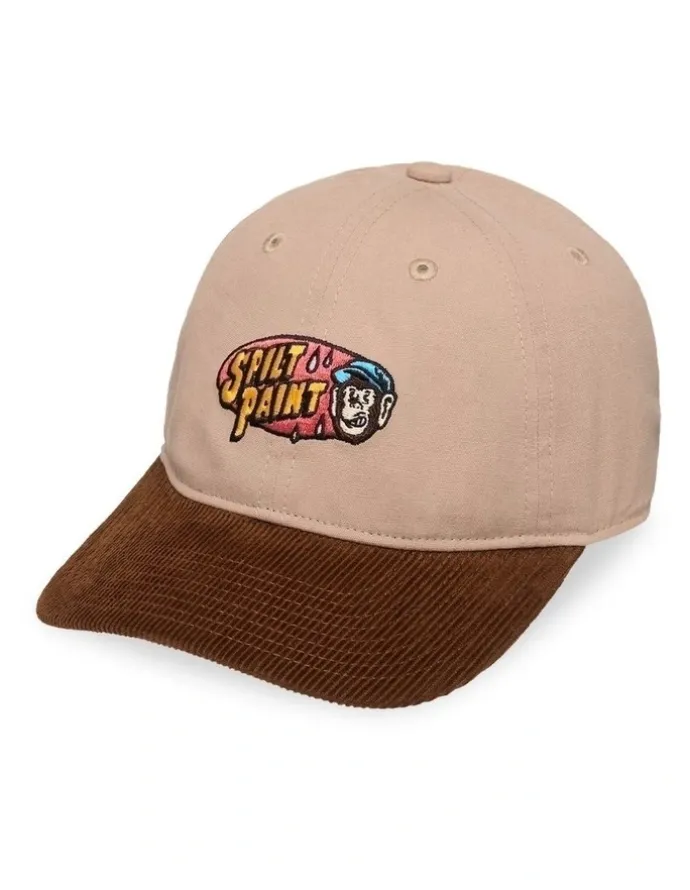 Element Split Paint Low Snapback Cap in Brown