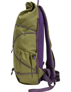Elliker Dayle Roll Top Backpack 21/25L in Green