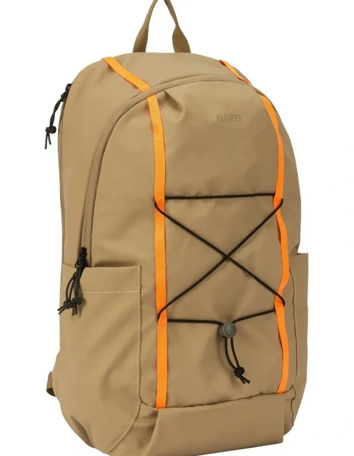 Elliker Keswik Zip Top Backpack 22L in Beige