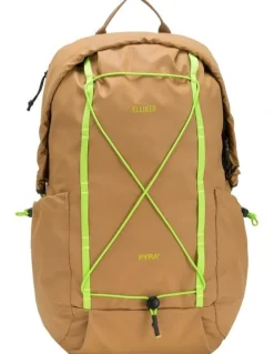 Elliker Kiln Hooded Zip Top Backpack 22L in Brown
