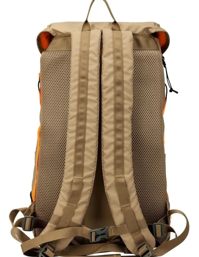 Elliker Wharfe Flap Over Backpack 22L in Beige