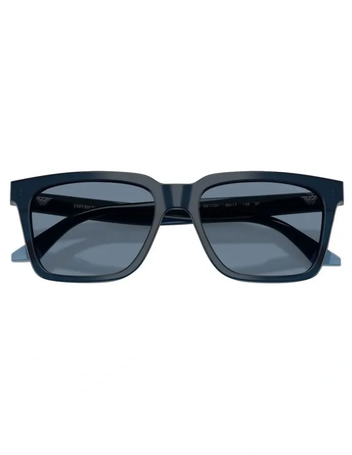 Emporio Armani Acetate Polarised Sunglasses in Blue