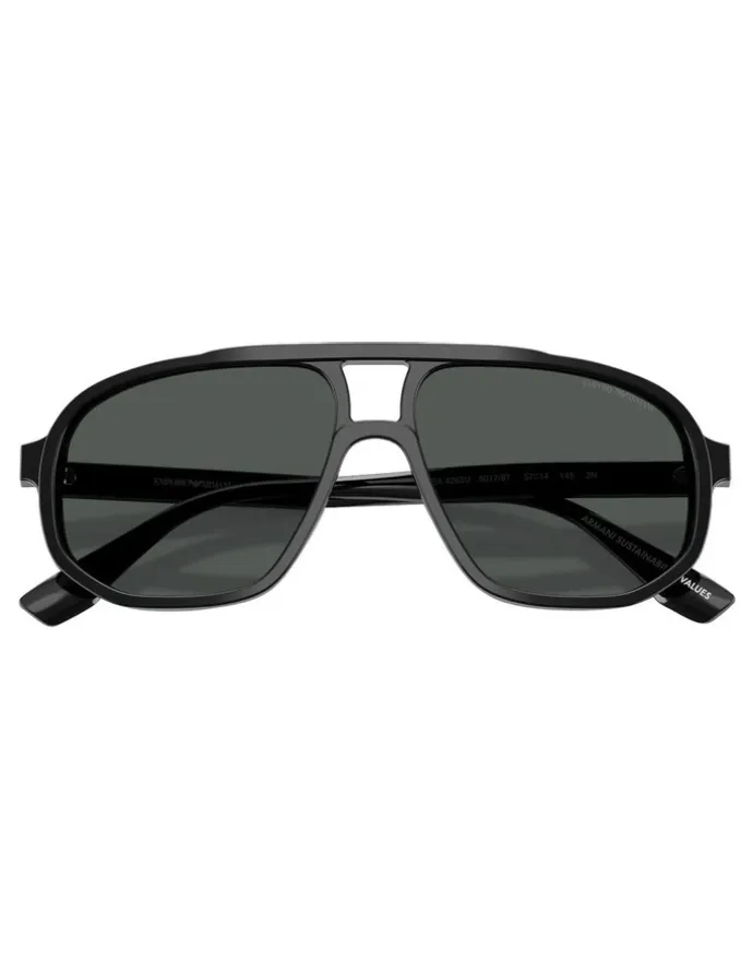Emporio Armani Acetate Sunglasses in Black