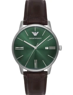 Emporio Armani Analogue AR11672 Watch in Brown