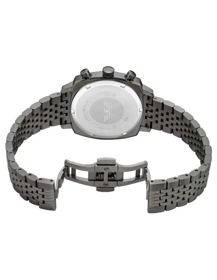 Emporio Armani Chronograph Watches in Gunmetal