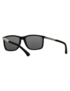 Emporio Armani EA4058 Black Polarised Sunglasses