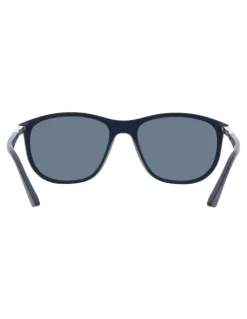 Emporio Armani EA4201 Polarised Sunglasses in Blue