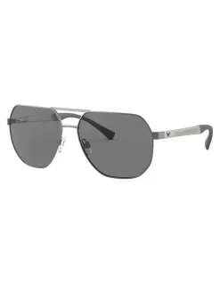 Emporio Armani EA2099D Grey Polarised Sunglasses