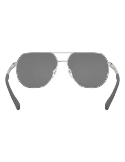 Emporio Armani EA2099D Grey Polarised Sunglasses