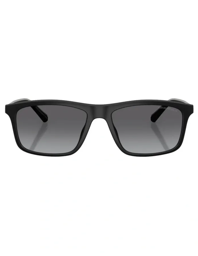 Emporio Armani Injected Polarised Sunglasses in Black