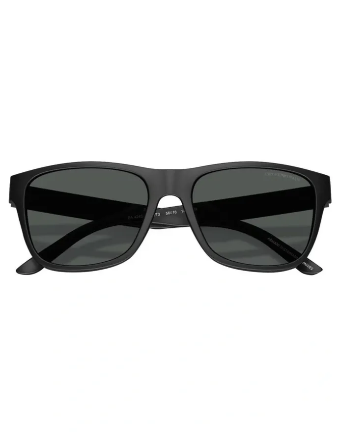 Emporio Armani Injected Sunglasses in Black