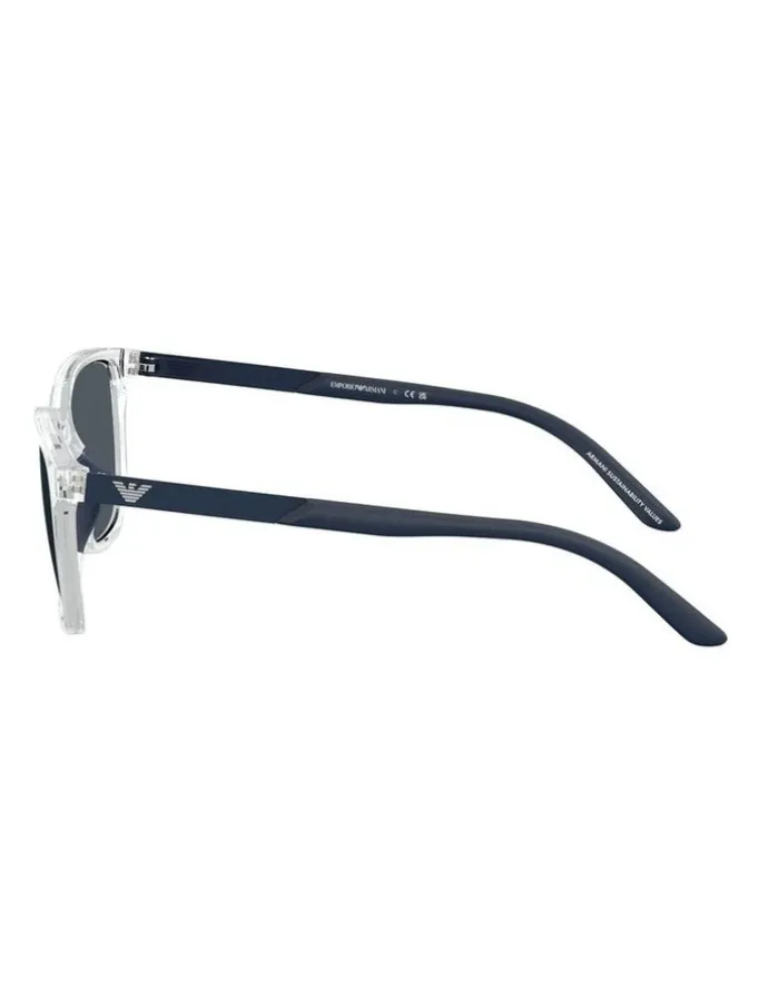 Emporio Armani Injected Sunglasses in Transparent