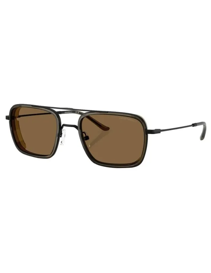 Emporio Armani Metal Sunglasses in Black