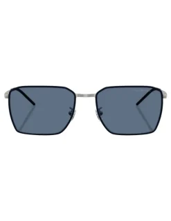 Emporio Armani Metal Sunglasses in Grey