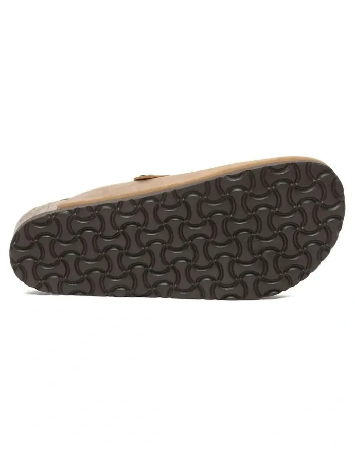 Ever AU Brooklyn Buckle Sandal in Chestnut