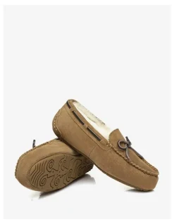 Ever AU Miracle Moccasin Loafers in Chestnut