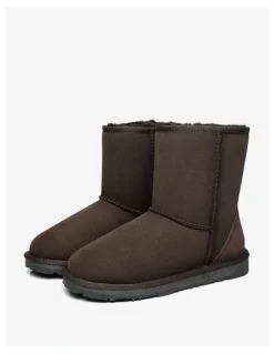 Ever AU Short Classic Boots in Chocolate