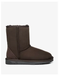 Ever AU Short Classic Boots in Chocolate