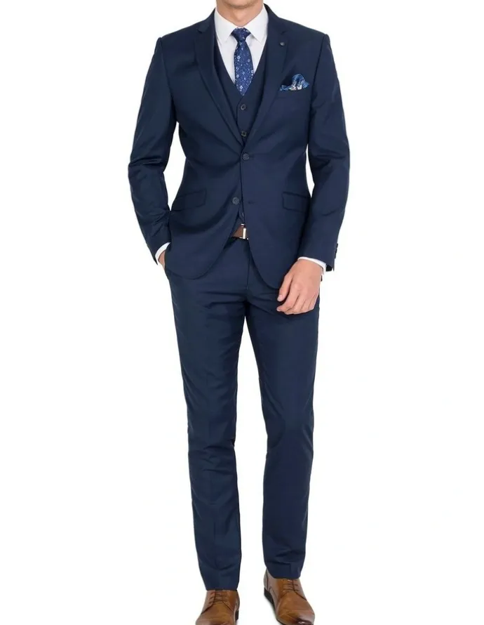 Ferrari Formalwear Tailored Navy Jacket Short