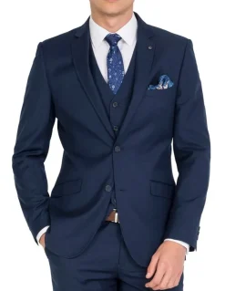 Ferrari Formalwear Tailored Navy Jacket Short