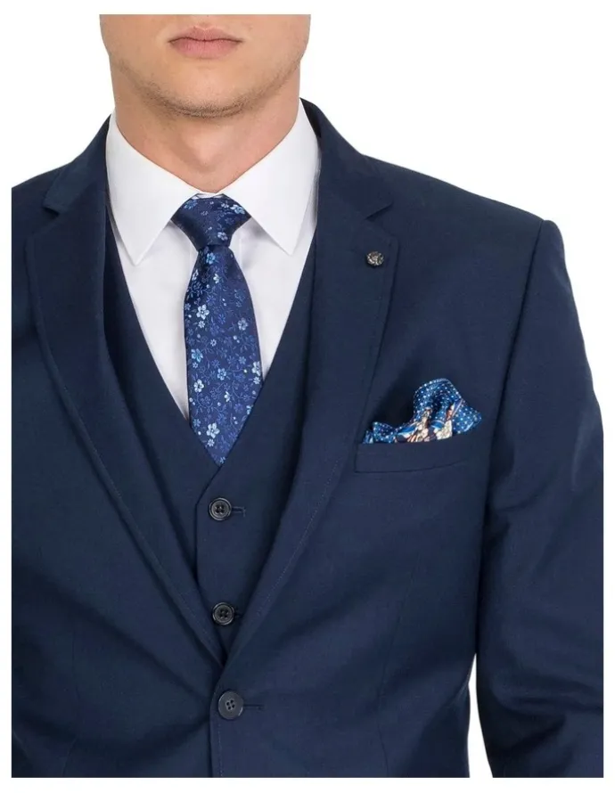 Ferrari Formalwear Tailored Navy Jacket Short