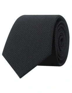 Ferrari Formalwear Zenetti Tie & Hank Set in Black