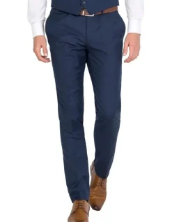 Ferrari Formalwear Tailored Fit Trouser in Navy