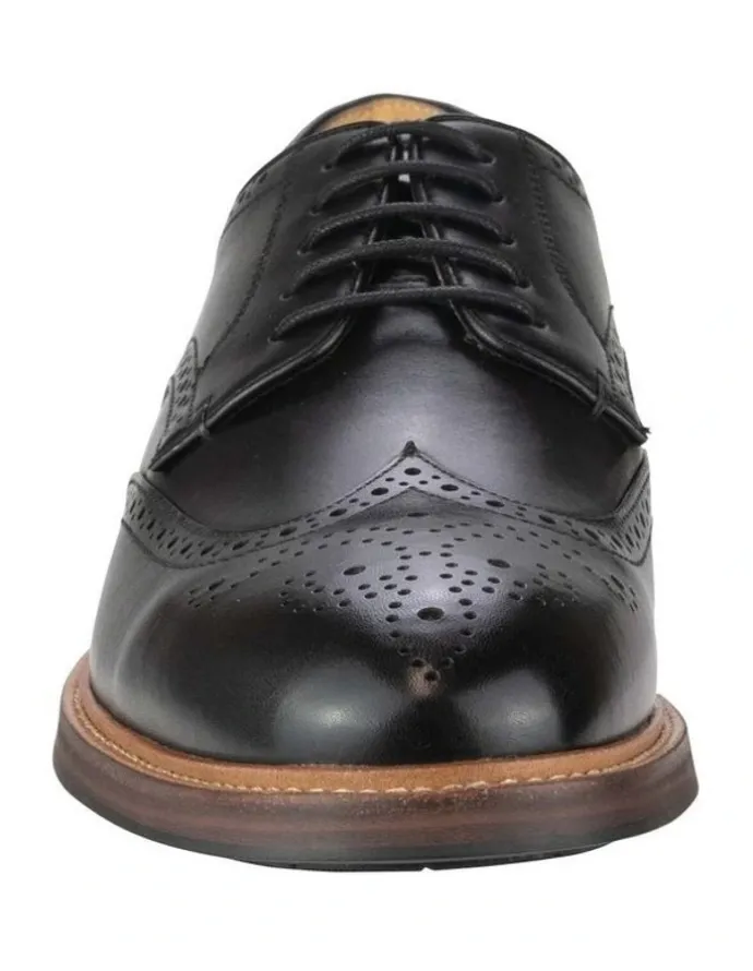Florsheim Anthem Wingtip Derby Shoe in Black