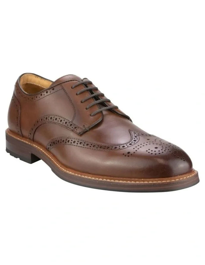 Florsheim Anthem Wingtip Derby Shoe in Brown