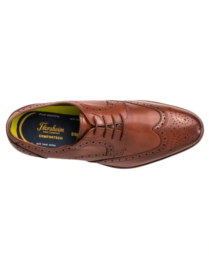 Florsheim Arcus Wingtip Dress Shoe in Tan