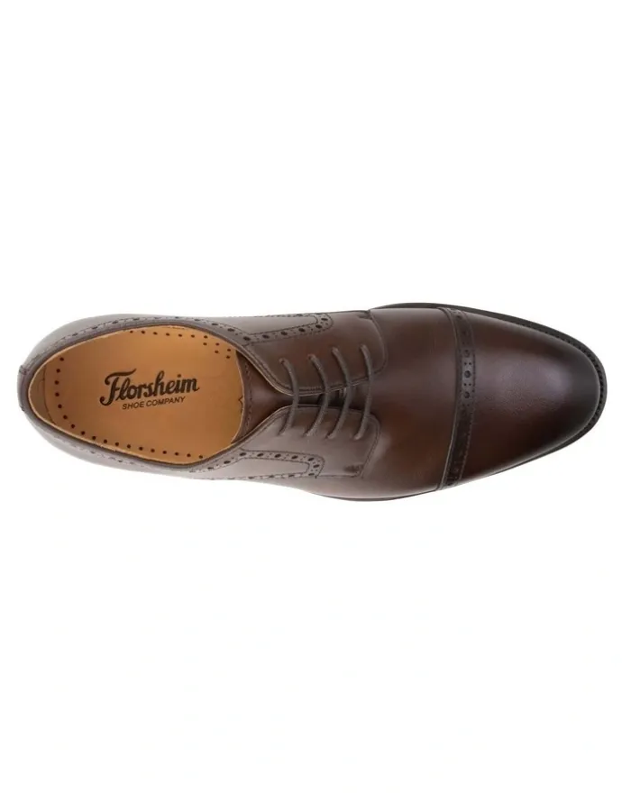 Florsheim Chadwick Cap Toe Derby Shoe in Brown