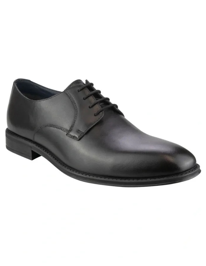 Florsheim Chatham Plain Toe Derby Shoes in Black