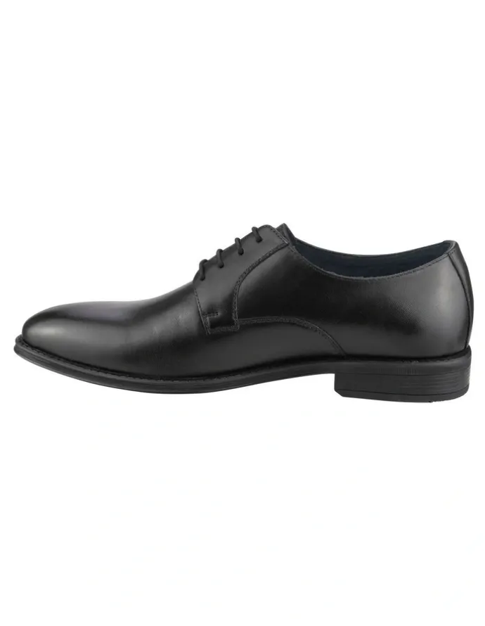 Florsheim Chatham Plain Toe Derby Shoes in Black