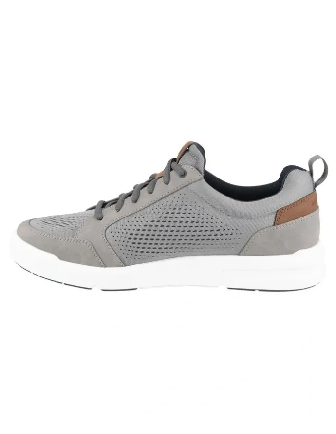Florsheim City Rally Knit Lace To Toe Sneaker in Grey