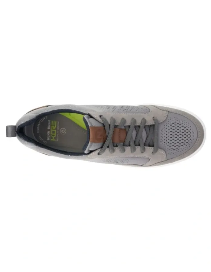 Florsheim City Rally Knit Lace To Toe Sneaker in Grey