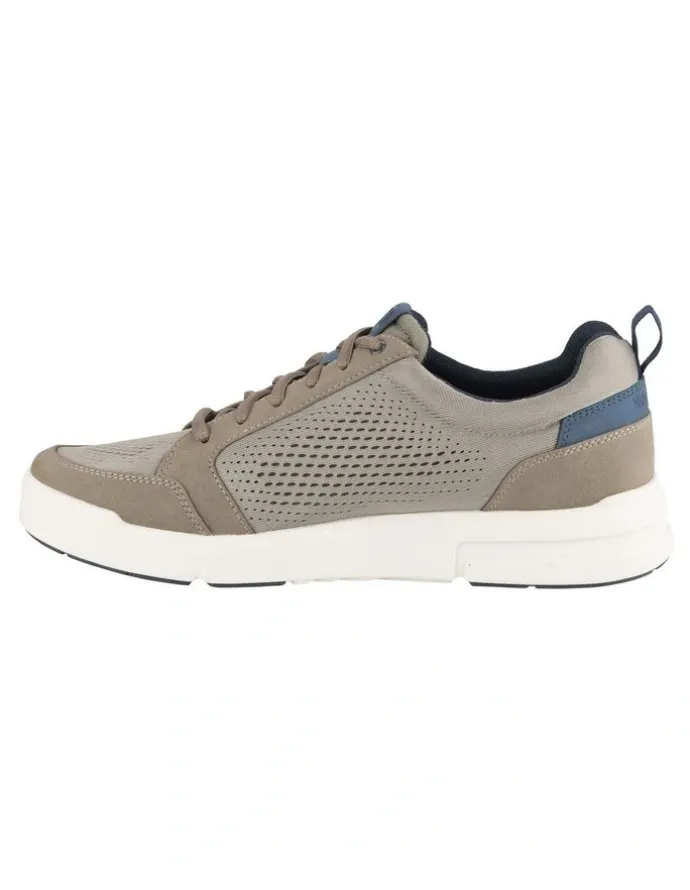 Florsheim City Rally Knit Lace To Toe Sneaker in Khaki