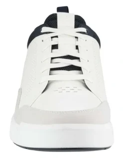 Florsheim City Rally Lace To Toe Sneaker in White
