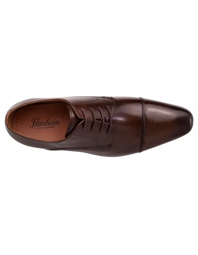 Florsheim Clayton Cap Toe Dress Shoes in Brown
