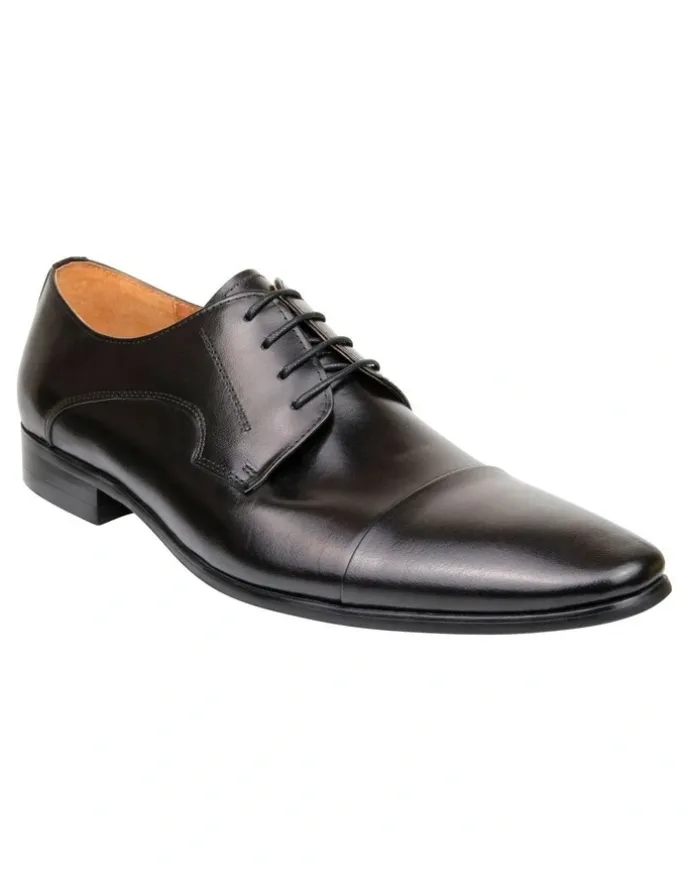 Florsheim Copenhagen Cap Toe Shoes in Black