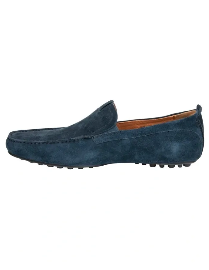Florsheim Corona Driver Shoe in Dark Navy