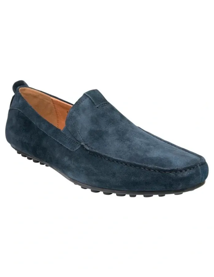 Florsheim Corona Driver Shoe in Dark Navy