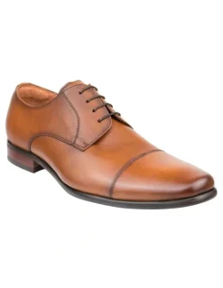 Florsheim Cross Cap Toe Derby Shoes in Tan