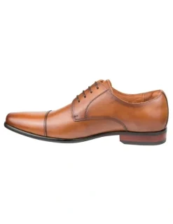 Florsheim Cross Cap Toe Derby Shoes in Tan