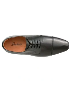 Florsheim Cross Cap Toe Derby Shoes in Black