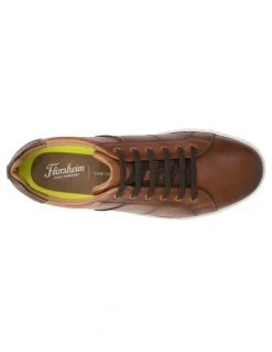 Florsheim Crossover Lace To Toe Sneaker in Tan
