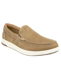 Florsheim Crossover Moc Toe Slip On Shoes in Olive