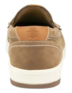 Florsheim Crossover Moc Toe Slip On Shoes in Olive