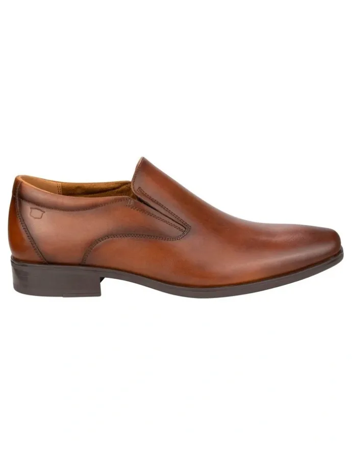 Florsheim Jackson Slip-on Leather Shoe in Tan