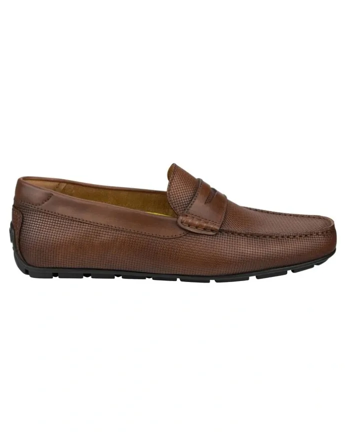 Florsheim Motor Moc Toe Penny Driver Shoes in Tan
